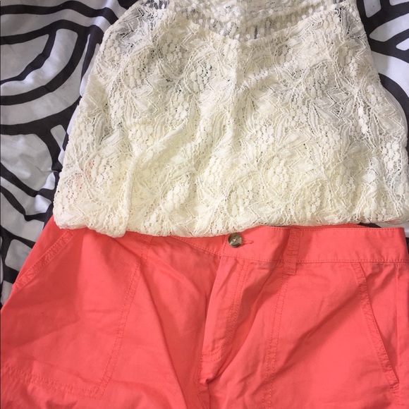 Tommy Hilfiger Orange Shorts - Picture 1 of 4